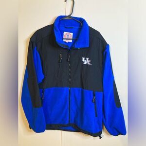 University of Kentucky UK Fleece Jacket, Size Large